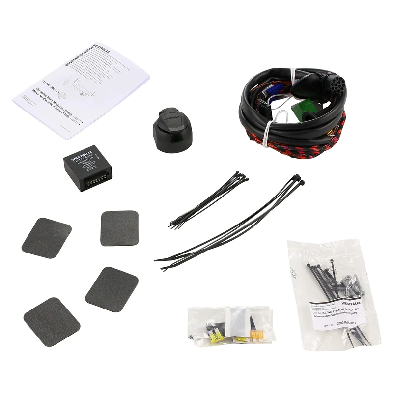 Wiring Kit 13-Pin and Vehicle-Specific for Mercedes GLE (including Coupe) (W166/C292) (BJ 04/15-09/18), GLS (X166) (01/16-04/19), GL (X164) (09/06-12/15), M-Class (W166) (06/11-12/15)