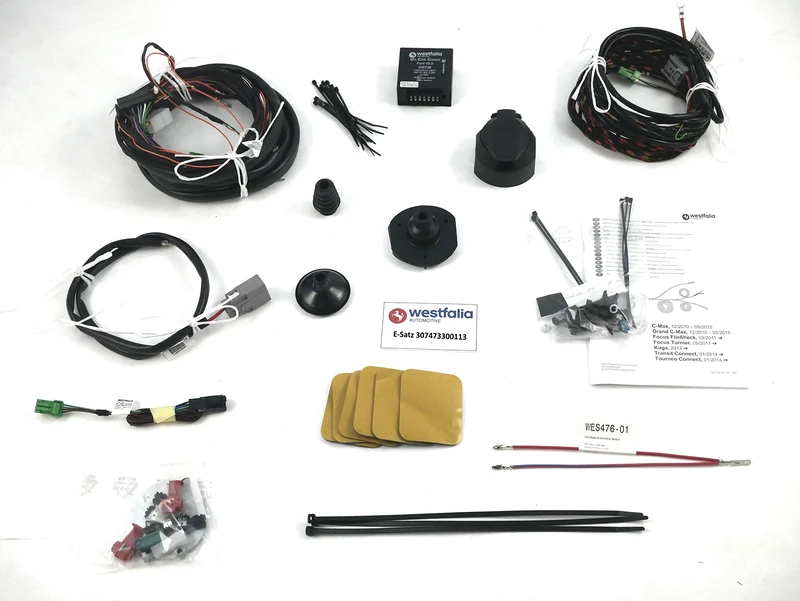 WESTFALIA Automotive 307473300113 wiring kit 13-pin and vehicle-specific for Ford Kuga II (model year 04/2013-12/2019)