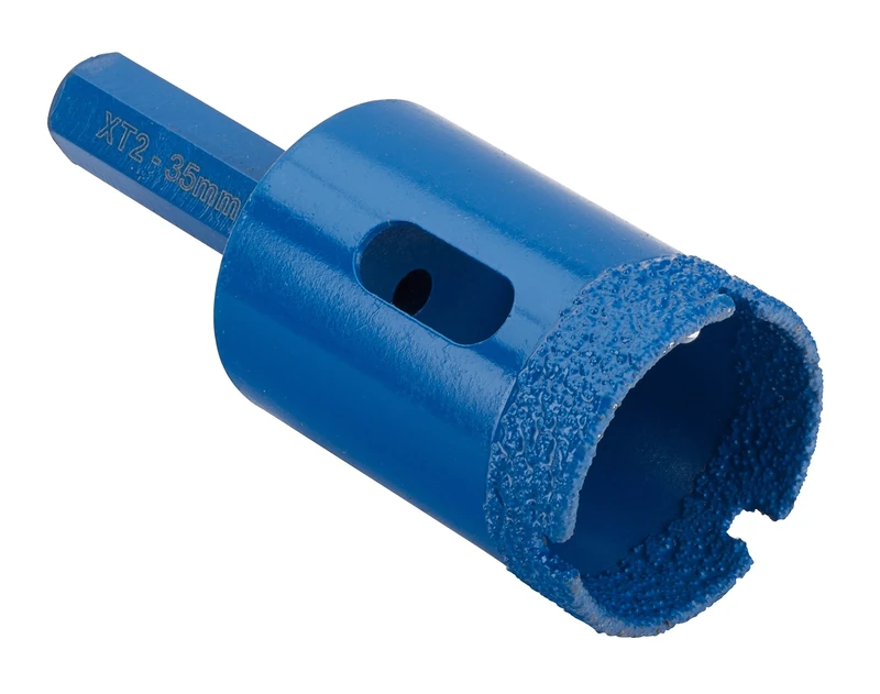OX Diamond Tile Drill - Spectrum Ultimate Dry Diamond Tile Drill Bits - Blue - 35 mm