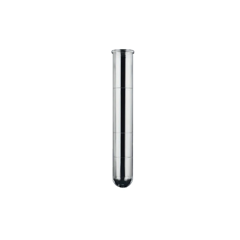 GIMA 37912 Test Tube with Rim, Cylindrical, 10 mL, 16 mm Diameter, 100 mm Height (Pack of 2000)