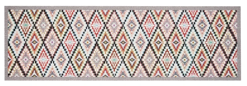Zala Living Washable Kitchen Runner, Polyamide, Colourful, 140 x 45 x 0.5 cm