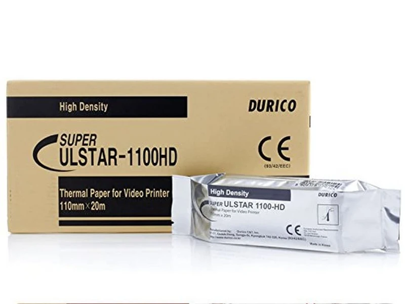 Durico - Videoprinter Paper Compatible SONY UPP-110HG, High Density, 110 mm x 20 mm, 5 Rolls.