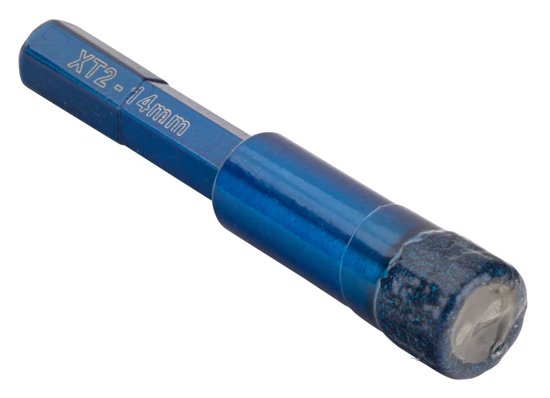 OX Diamond Tile Drill - Spectrum Ultimate Dry Diamond Tile Drill Bits - Blue - 14 mm - Image 1