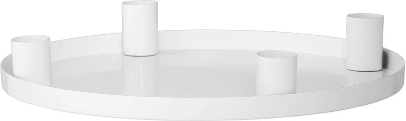 Bloomingville Advent candle holder, white, diameter 25 cm. - Image 1