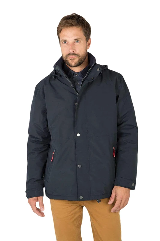 Bermudes Men's Veste Hot Raincoat, Blue (Navy 204), Large
