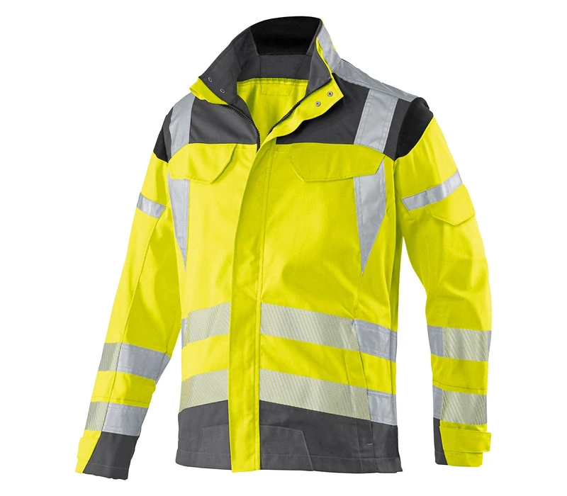 Kubler 12078340-3497-44 PPE 2 "Reflectiq" Jacket, Yellow/Anthracite, Size 44
