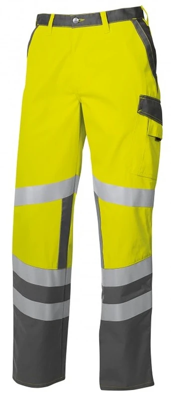 BP 1802-720-13 Bib & Brace, Stretch Braces With Clip Fastenings, 305,00 G/M², Reinforced Cotton, Royal Blue/Night Blue, Size 35/36S