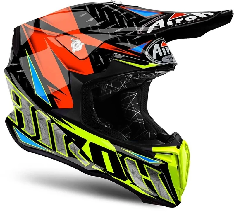 HELMET AIROH TWIST IRON ORANGE GLOSS S