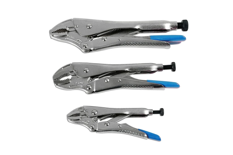Laser 7053 Locking Grip Wrench Set 3pc