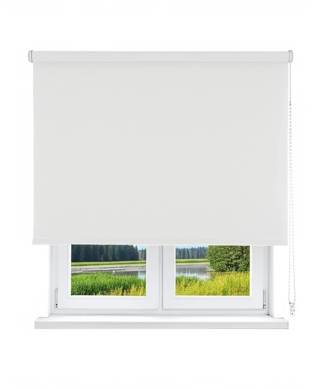 VIEWTEX | Thermal Blackout Roller Blind White 150 X 250 cm | Blocks Light Entry | Made in Spain | Warranty 5 Years