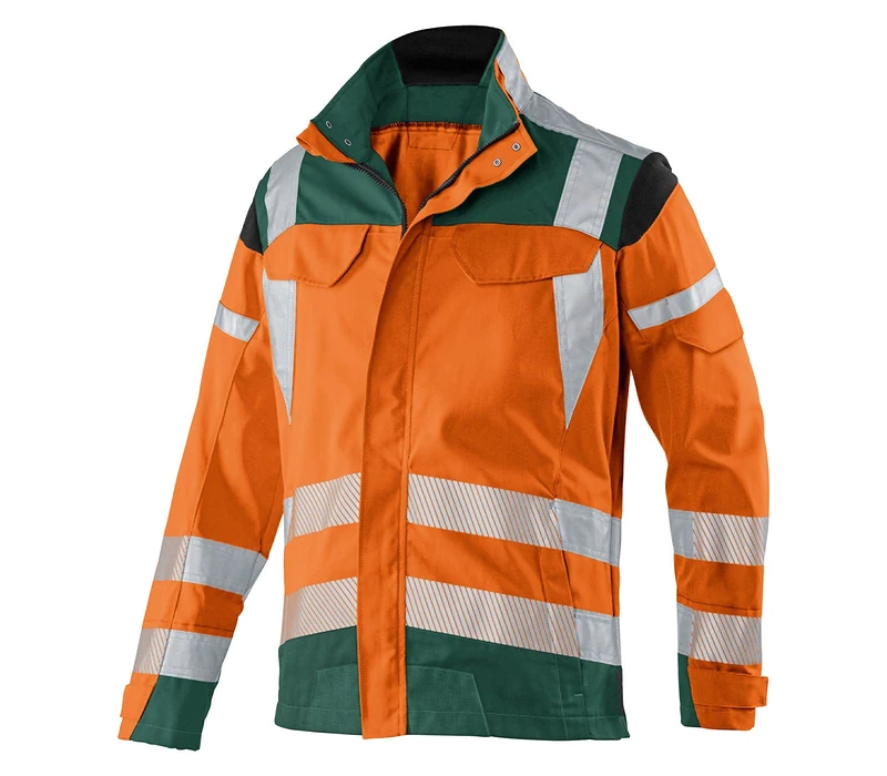 Kubler 12078340-3765-26 PPE 2 "Reflectiq" Jacket, Orange/Moss Green, Size 26