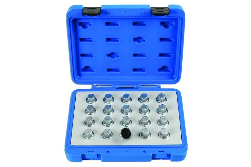 Laser 6863 Locking Wheel Nut Key Set 20pc - for Vauxhall, Opel