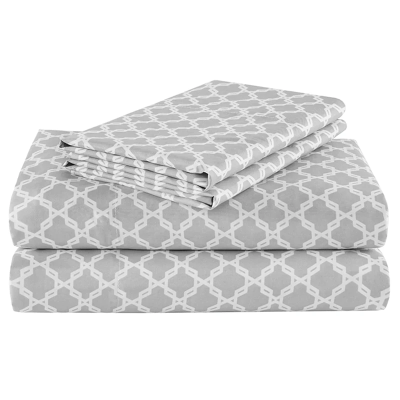 Comfort Spaces Coolmax Moisture Wicking Sheet Set Soft, Fade Resistant, All Elastic Deep Pocket Fits Up to 16" Mattress - Warm Weather Cooling Sheets for Night Sweats, Full, Charcoal, 4 Piece