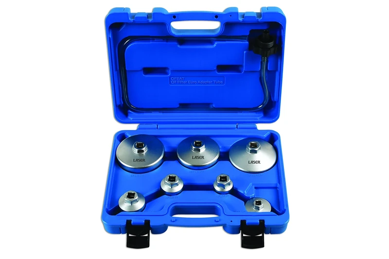 Laser 6932 Oil Filter Wrench Set 8pc