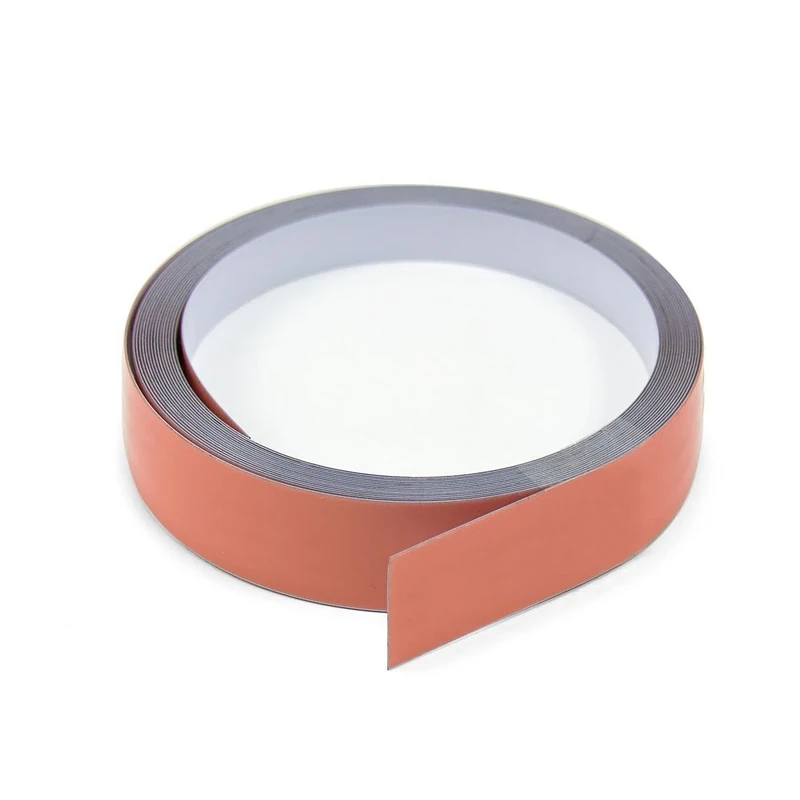 SteelFlex® Gloss White and 3M Self Adhesive Steel Tape for Creating a Surface Magnets Will Stick To - 25mm Wide - 30m Length