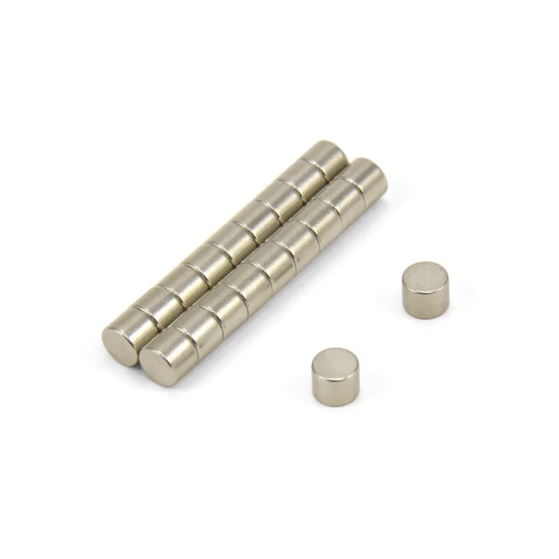 N35 Neodymium Magnet for Arts, Crafts, Model Making, DIY, Hobbies, Science, Office and Home - 5mm dia x 4mm thick - 0.66kg Pull - Pack of 800 - Image 1
