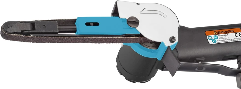 HAZET Sander 9033N-4 Belt Sander, Continuous Speed Adjustment, for Sanding Belts 10 x 330 mm, with Lock for Quick Sanding Belt Change, Handy Device for Sanding