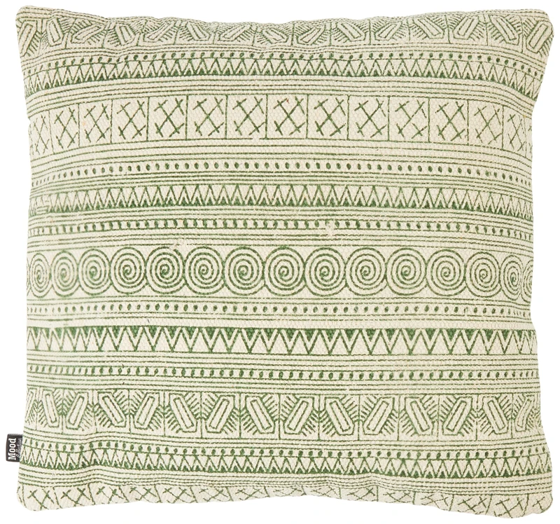 Mood collection Vintage Standard Cushion, 45 x 45 cm, Polyester, Green, One Size