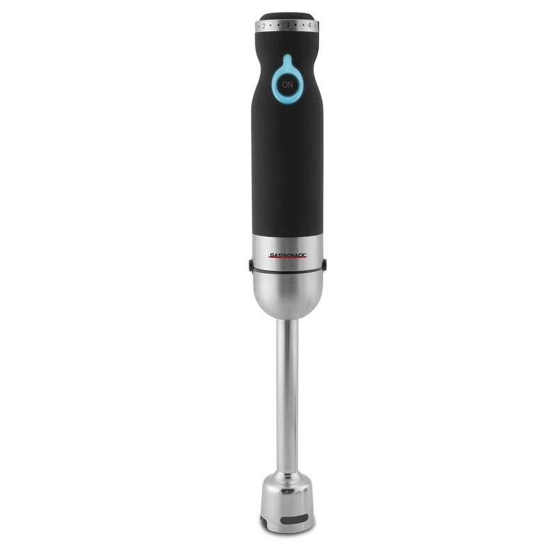 Gastroback 40976 Design Advanced Pro E Powerful Immersion Blender (800 Watt) Stainless Steel with Emulsifier Insert and Complete Accessories, Black/Silver - Image 1