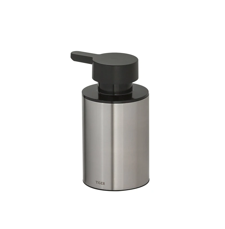 Tiger Colar Soap dispenser 180 ml freestanding Brushed stainless steel - Image 1