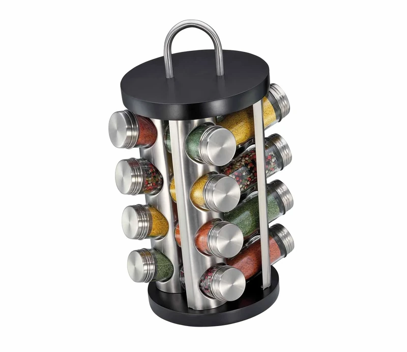 Küchenprofi KP2615502816 Spice Rack KP2615502816 Spice Rack 18/8 Stainless Steel Black