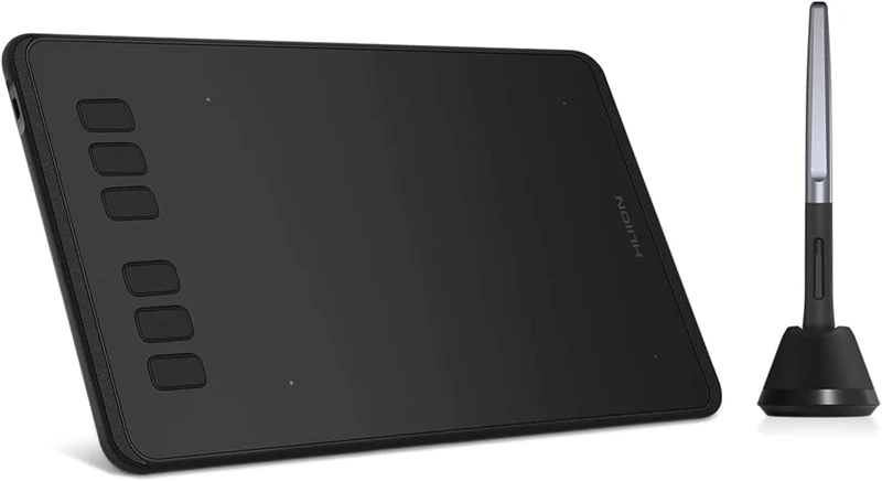 HUION Drawing Tablet Inspiroy H640P Digital Graphics Pad for osu! with Battery-Free Stylus 8192 Levels Pressure Sensitivity 6 Customizable Function Keys Supports Linux Windows Mac Android
