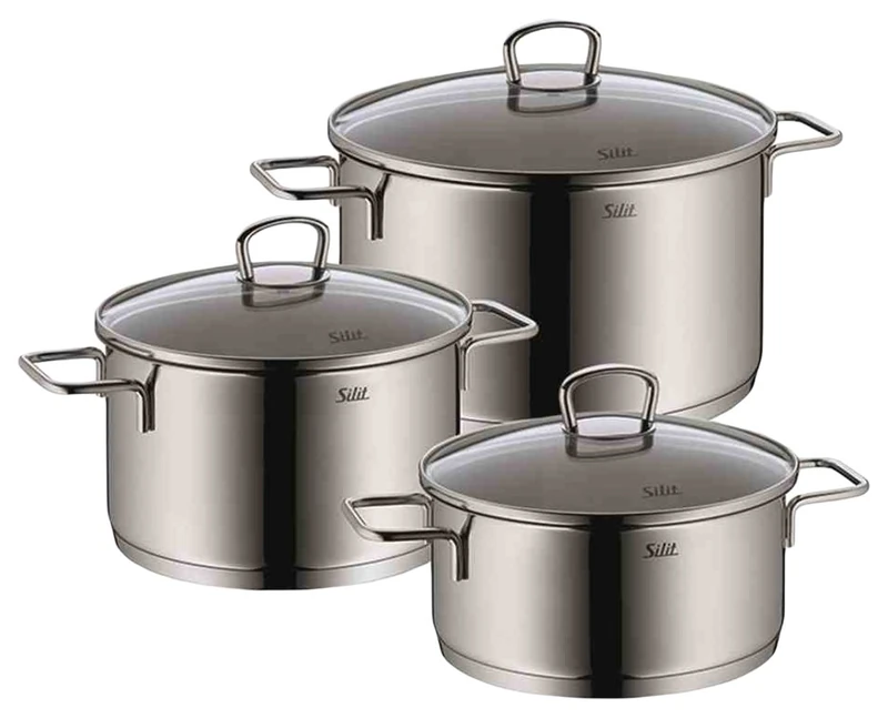 Silit Cookware Set, Silver, 3-Piece