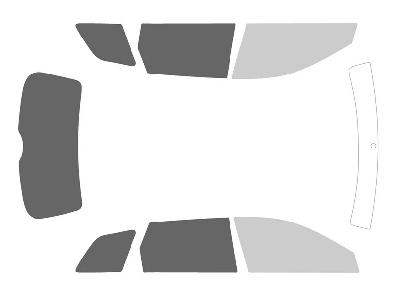 Variance Car Goes k-3-47|664|1759-1-45 Complete Car Window Film for 70/20, Black - Image 1