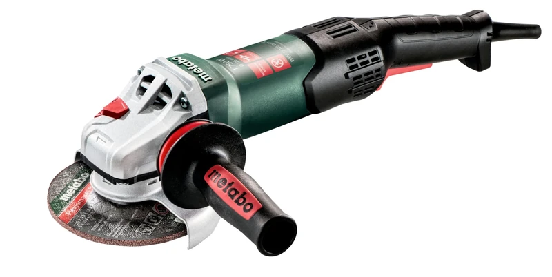 Metabo Angle Grinder WEV 17-125 Quick RT (601089000) Cardboard Box with Speed Control Quick Release Nut 1750 Watt Disc Diameter 125 mm Idle Speed 2800-11000 RPM