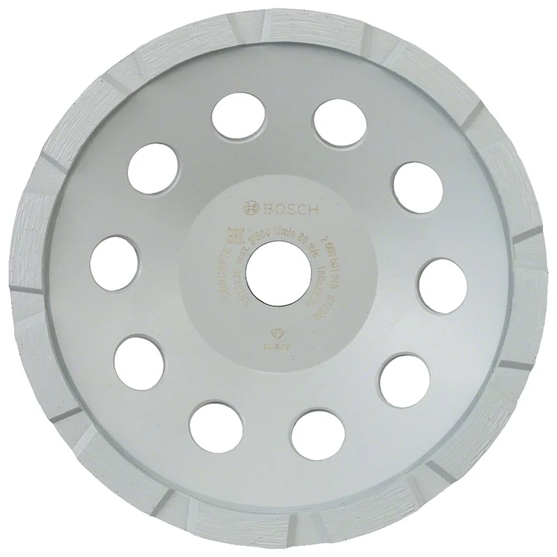 Bosch Professional Diamond Cup Wheel Standard for Concrete (for concrete, 180 x 22,23 x 3 mm, accessories for angle grinders)