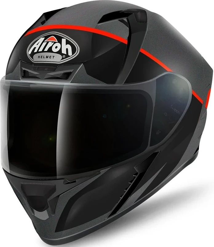Airoh Helmet Valor Eclipse Orange Matt S