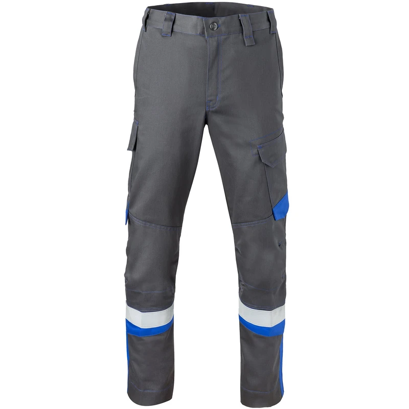 Havep 80196.MQCK6V-26 "5safety Image 80196" Trousers, Charcoal Grey/Royal Blue, Size V26 - Image 1