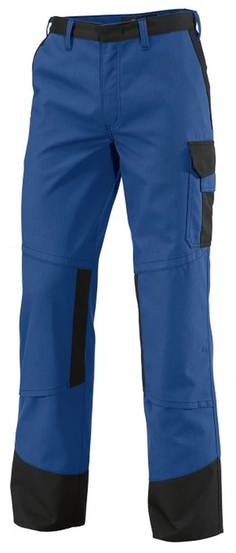 BP 2400-820-1332 Work Trousers, With Pockets, 320,00 G/M², Royal Blue/Black, Size 34S