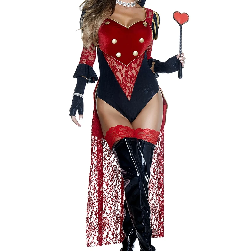 Forplay 557739 Royal Treatment Sexy Storybook Costume princess Adult Sized, Red, M/L