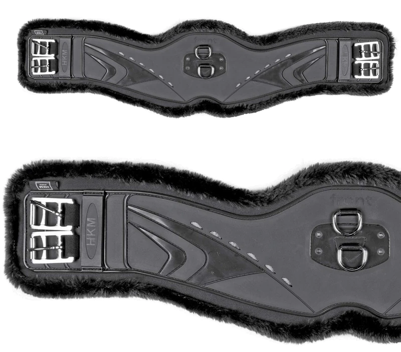 Hkm Hkm 4057052218927 Plastic Saddle Girth Anatomic Dressage Teddy9100 Black60
