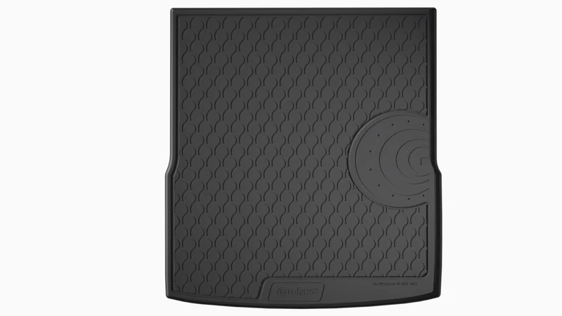 Gledring 1011 Rubbasol (Rubber) Trunk mat, Black, 13.0 cm*120.0 cm*13.0 cm