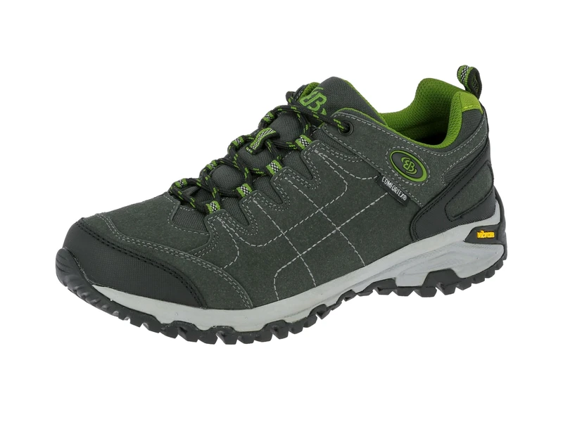 Brütting Unisex Adults' Mount Shasta Low Low Rise Hiking Shoes, Grey (Anthracite/Green), 9.5 UK