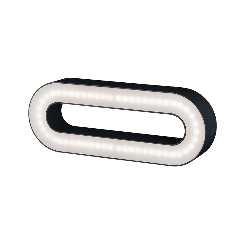 Paulmann 942.07 Outdoor Moval LED IP44 Warm White Diffuse Acrylic 94207 Outdoor luminaire with Battery Portable Garden Lighting Mobile Patio Light