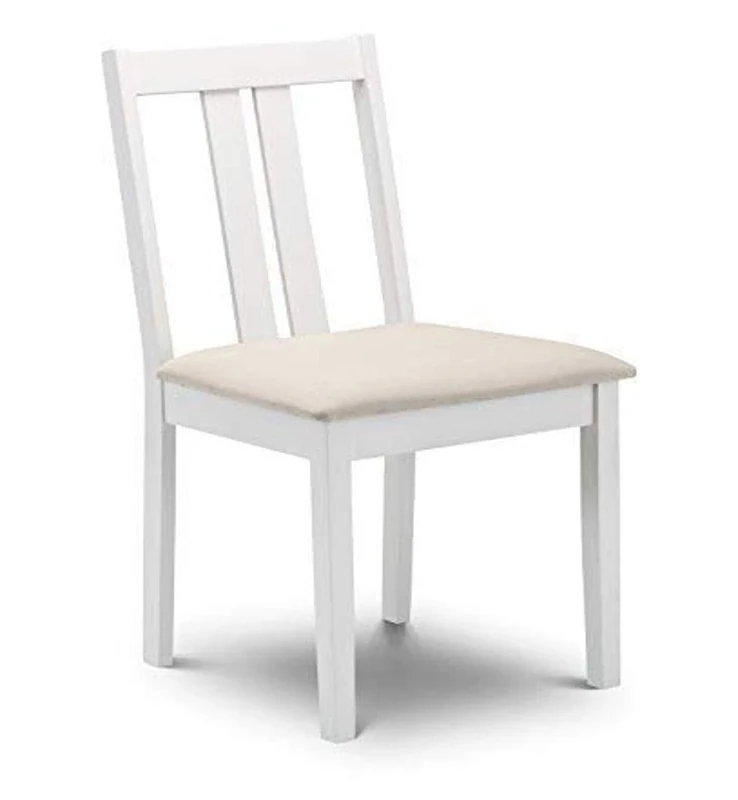 Julian Bowen Set Of 2 Rufford Chairs - Ivory Dining