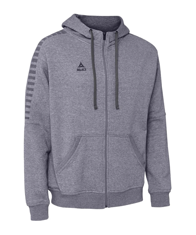 Select Torino Hooded Jacket Unisex Hooded Jacket - Grey, Large - Image 1