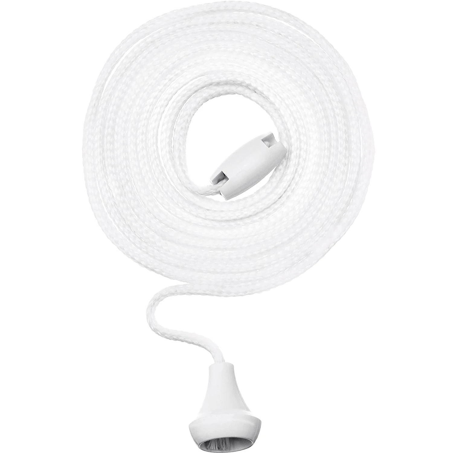 4 Pack Pull Cord String with Connector for Bathroom Light Ceiling Switches (Trumpet Shape)