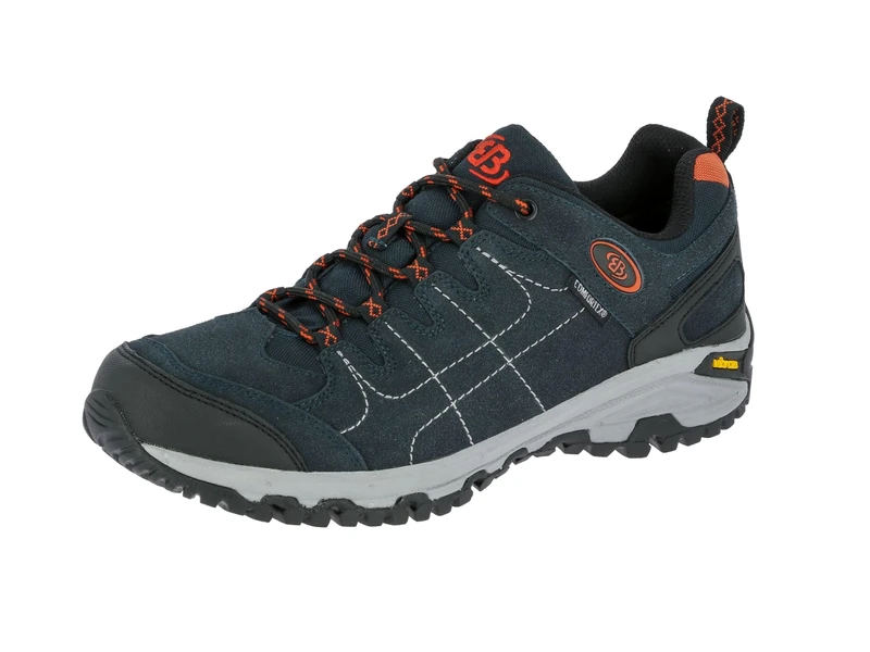 Brütting Unisex Adults' Mount Shasta Low Low Rise Hiking Shoes, Blue (Navy/Orange), 6.5 UK