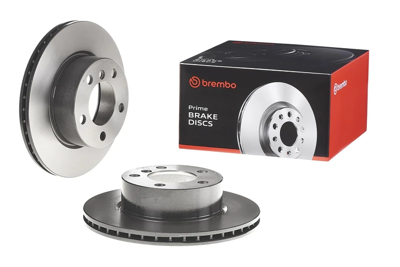 BREMBO 09.9750.21 Brake Disc Rotors, Set of 2
