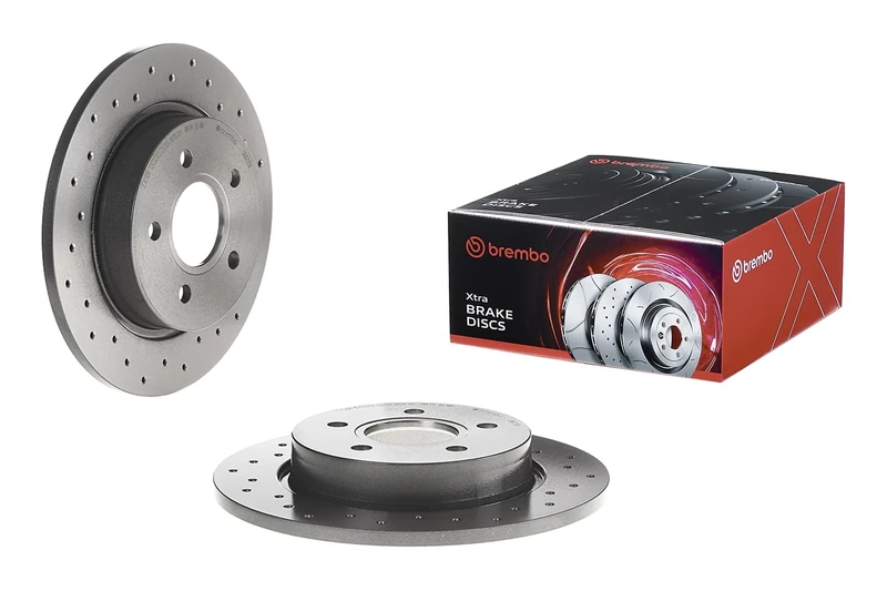 Brembo 08.A725.1X Brake Disc Rotors Set of 2