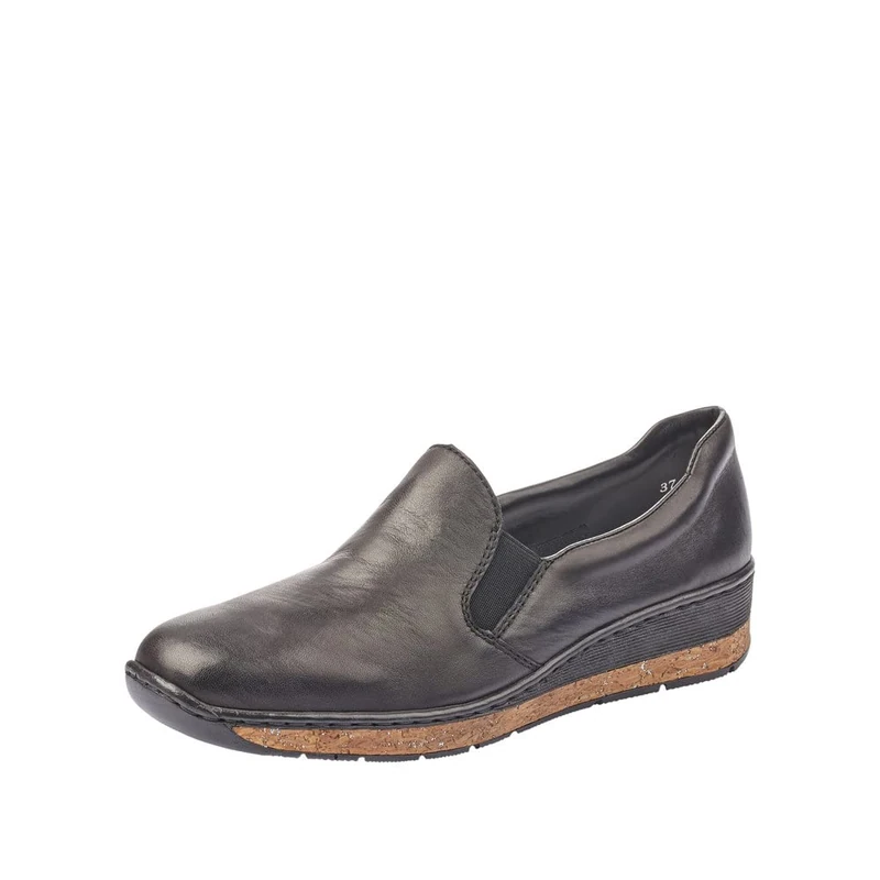 Rieker Frühjahr/ Sommer, Women’s Loafers, Black (Schwarz/ 00 00), 4 UK (37 EU)