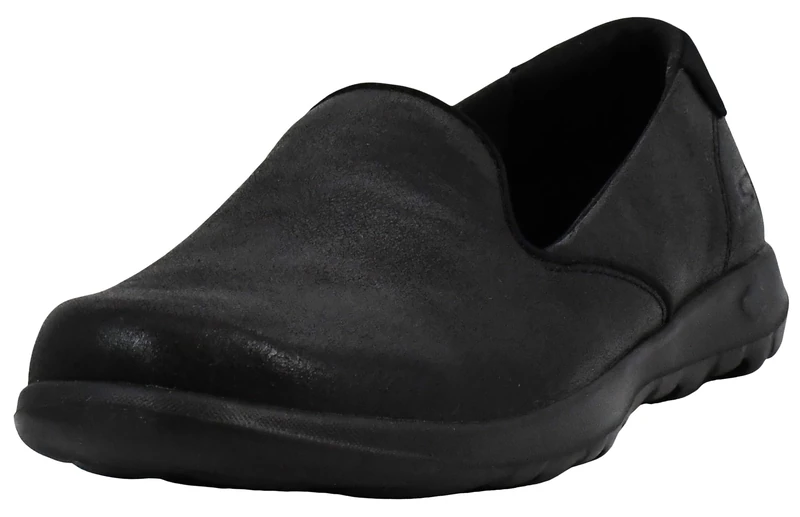 Skechers Women's Go Walk Lite - Queenly Closed Toe Ballet Flats, Black Black Textile Trim Bbk, 4 UK