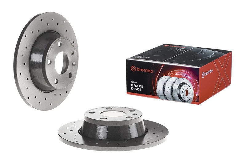 Brembo 08.9769.1X Brake Disc Rotors Set of 2