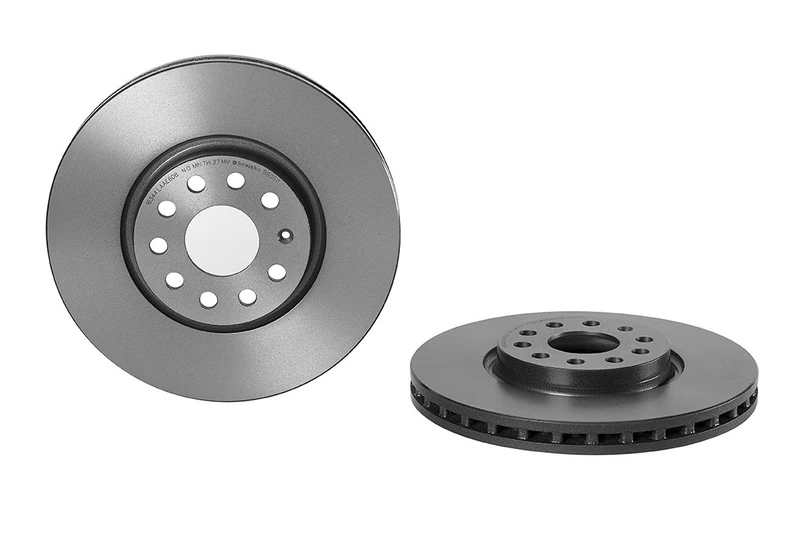 Brembo 09.B635.11 Brake Disc Rotors Set of 2