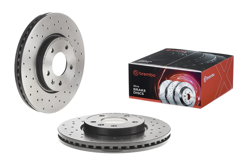 BREMBO 09.B356.1X Brake Disc Rotor (Single unit)