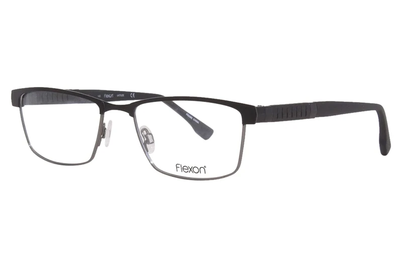Flexon E1110, Memory Metal Sunglasses Black Unisex Adult, Multicolor, Standard